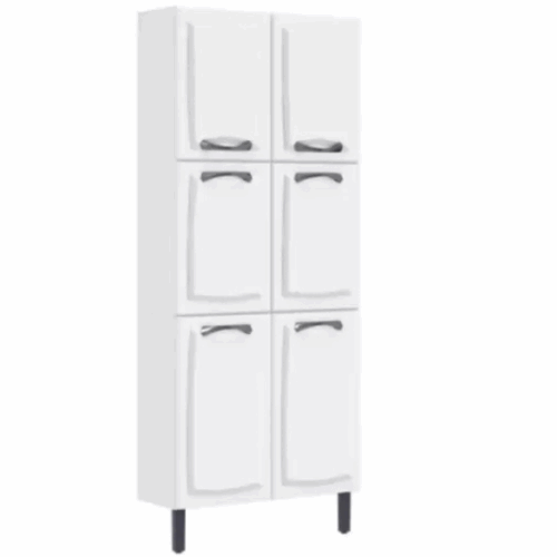 Paneleiro Duplo 80cm Para Cozinha Itatiaia New Premium Aço 6 Portas