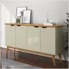 Buffet Aparador Com 4 Portas Off White Com Cinamomo Prism - Image 2