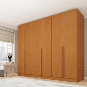 Guarda Roupa 6 Portas Cataguases Tcil Móveis Cinamomo - MOVEIS TCIL