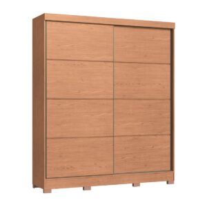 Guarda-Roupa Pontal 0920M 2 Portas de Correr 4 Gavetas com Divisão Ele/Ela 100% MDF Móveis Castro