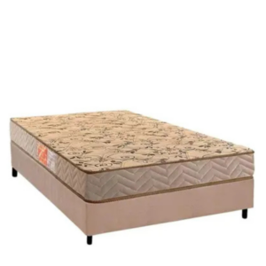 Cama box casal Base+D33 138x18x188 bege paropas/Base Quality