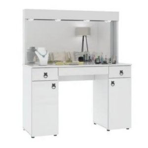 Penteadeira - - Camarim Lady Branco - - Móveis Mirarack - - Penteadeira Camarim Lady Branca - Mirarack