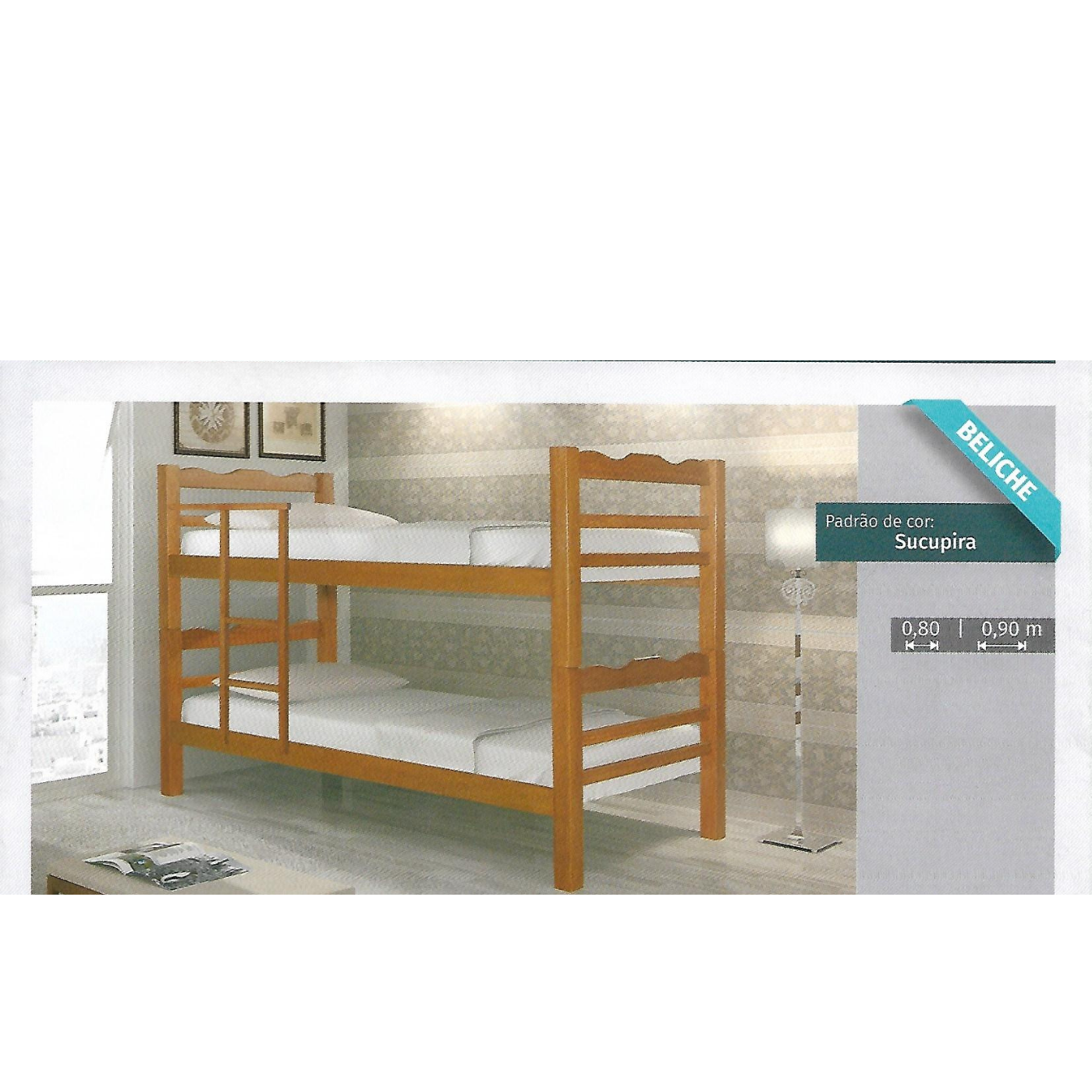 Beliche Sucupira 7x7 Cama De Madeira Maciça Na Cera Mademar - Imagem 3