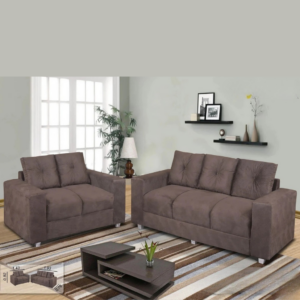 Sofa 3 e 2 Lugares Civic Bom Descanso Marrom