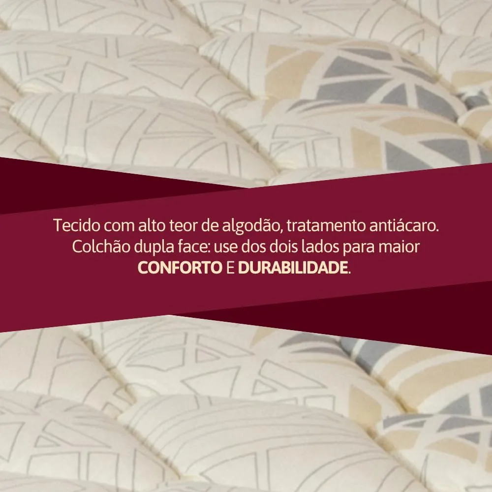 Colchão Casal Orthocrin Brilhante D33 - 138x188x16 - Imagem 2
