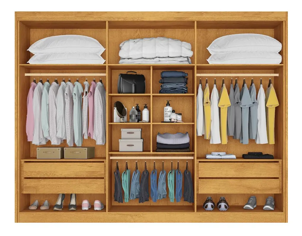 Guarda Roupas 6 Portas Alba Plus 100% Mdf Mademarcs - Imagem 5