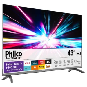 Smart Tv 43'' Philco Full Hd Roku Tv Hdr10 Dolby P43cra